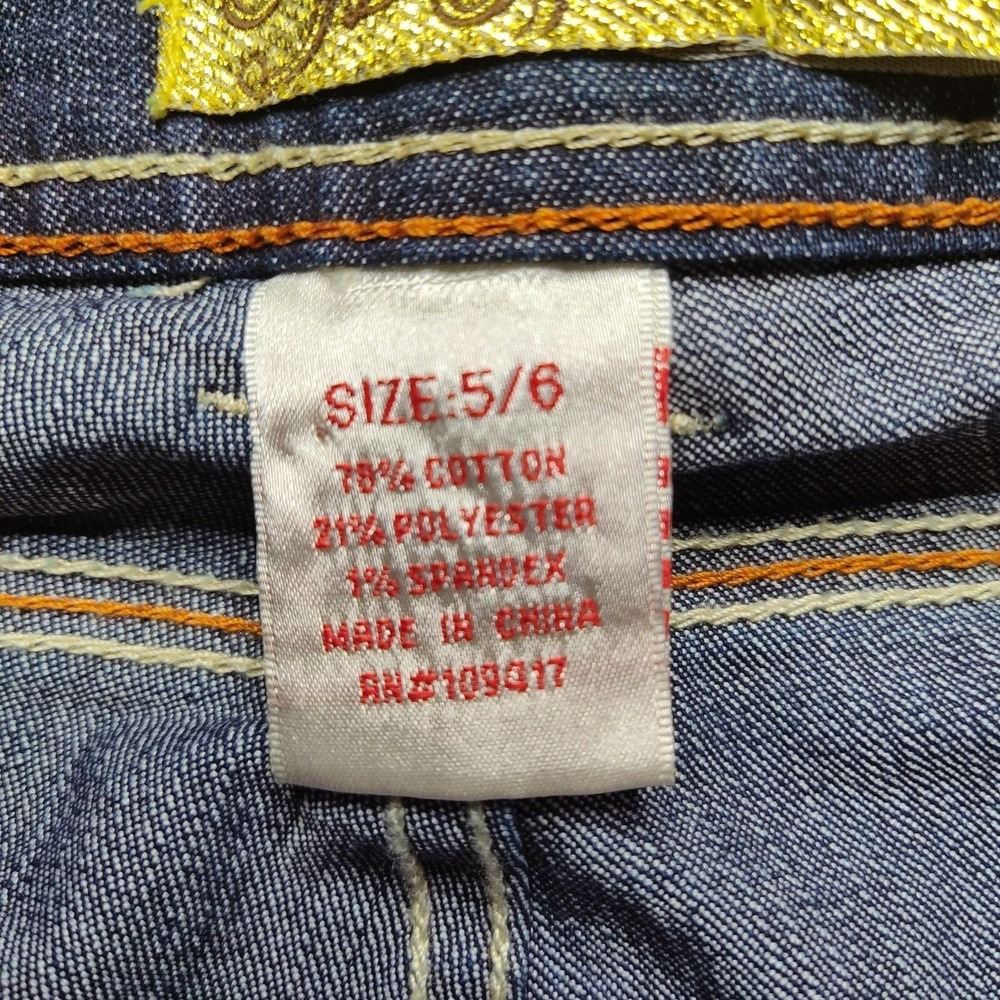 MECCA Femme Women Juniors Size 5/6 Blue Stretch Denim 24" Ankle Jeans - Picture 8 of 12